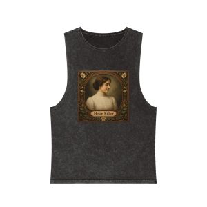 Helen Keller Unisex Stonewash Tank Top