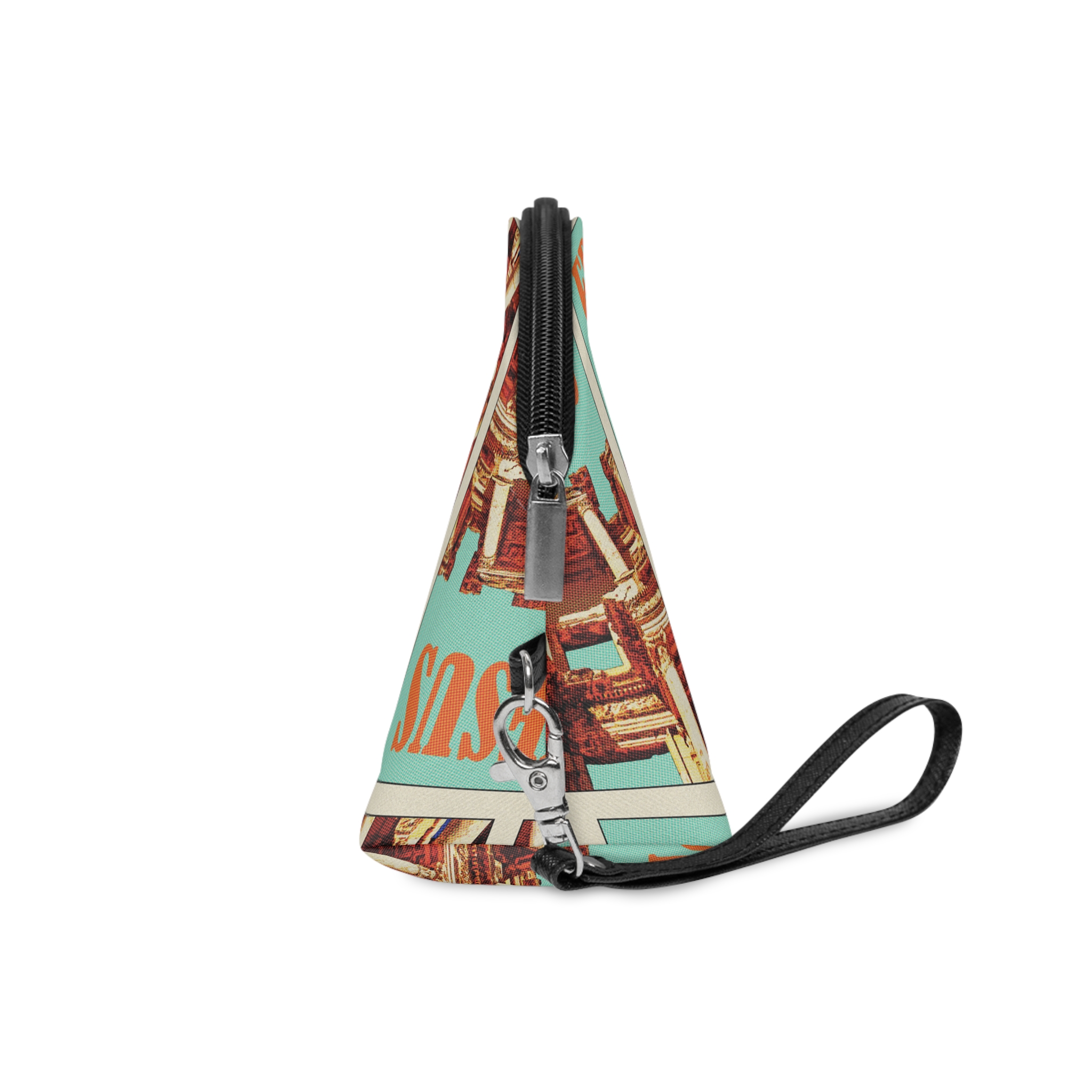 Ephesus Retro Travel Poster Makeup Bag - Image 3