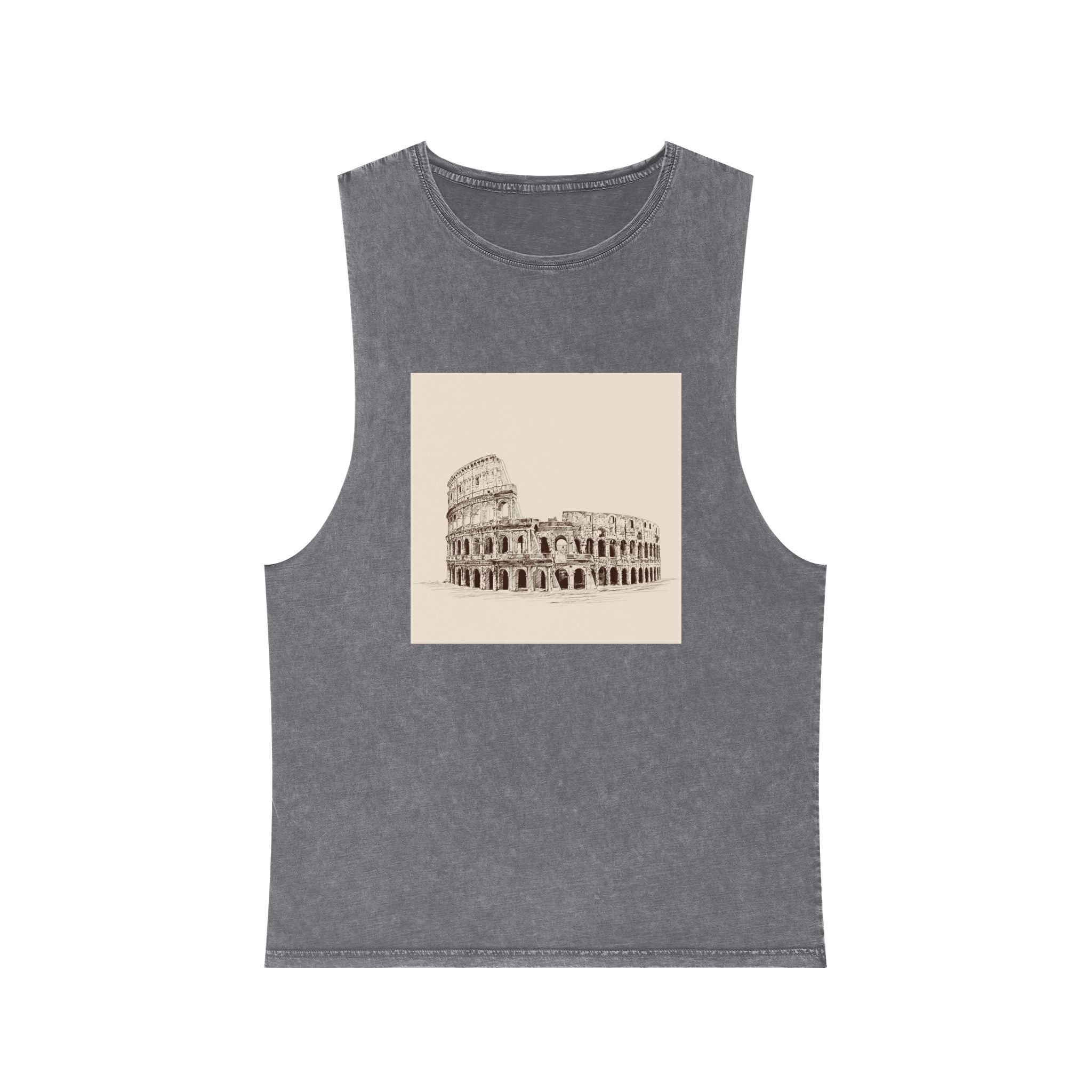 Historical Design BBE048 Unisex Stonewash Tank Top - Image 9