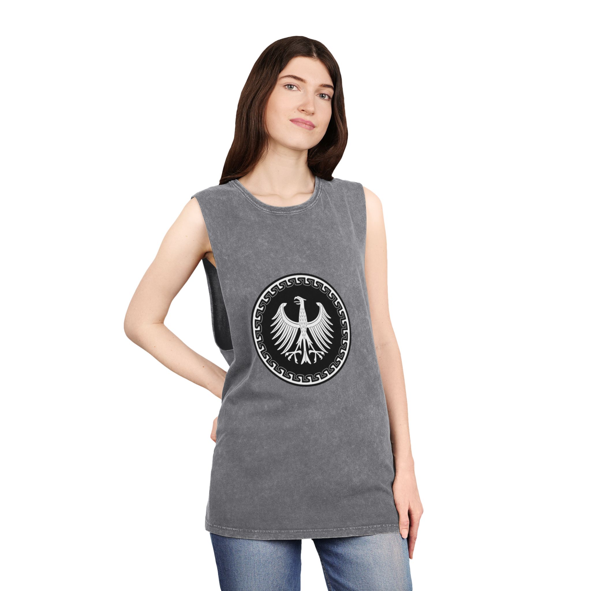 Historical Design 20BB62 Unisex Stonewash Tank Top - Image 12