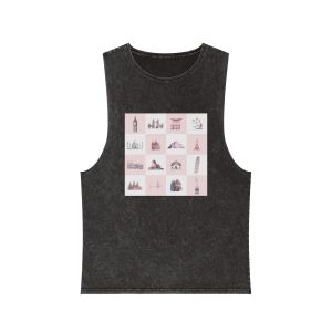 Historical Design A1684C Unisex Stonewash Tank Top