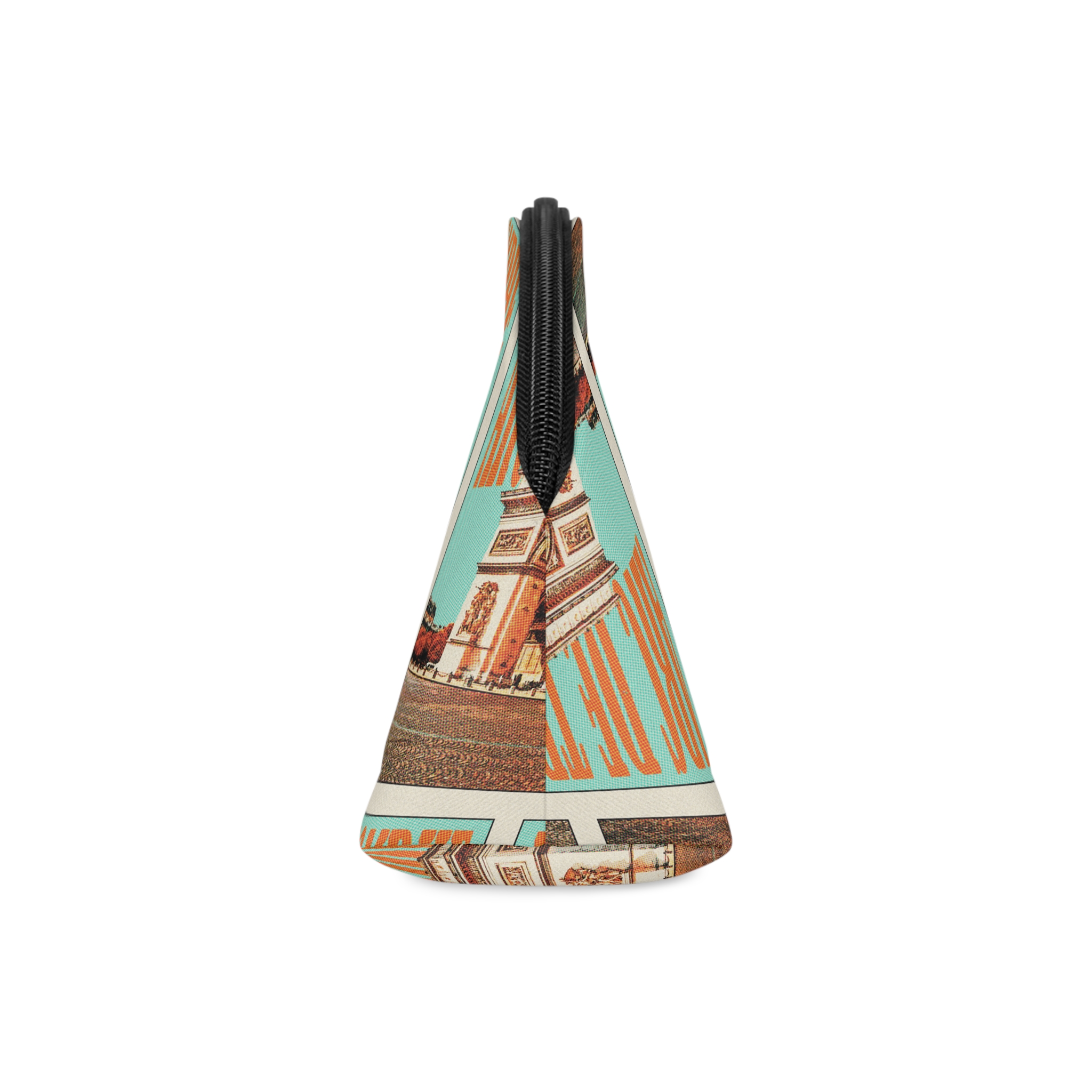 Arc de Triomphe Retro Travel Poster Makeup Bag - Image 4