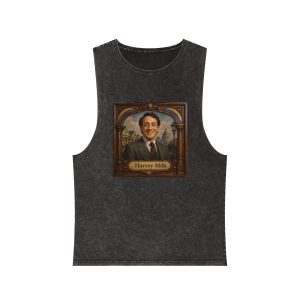 Harvey Milk Unisex Stonewash Tank Top