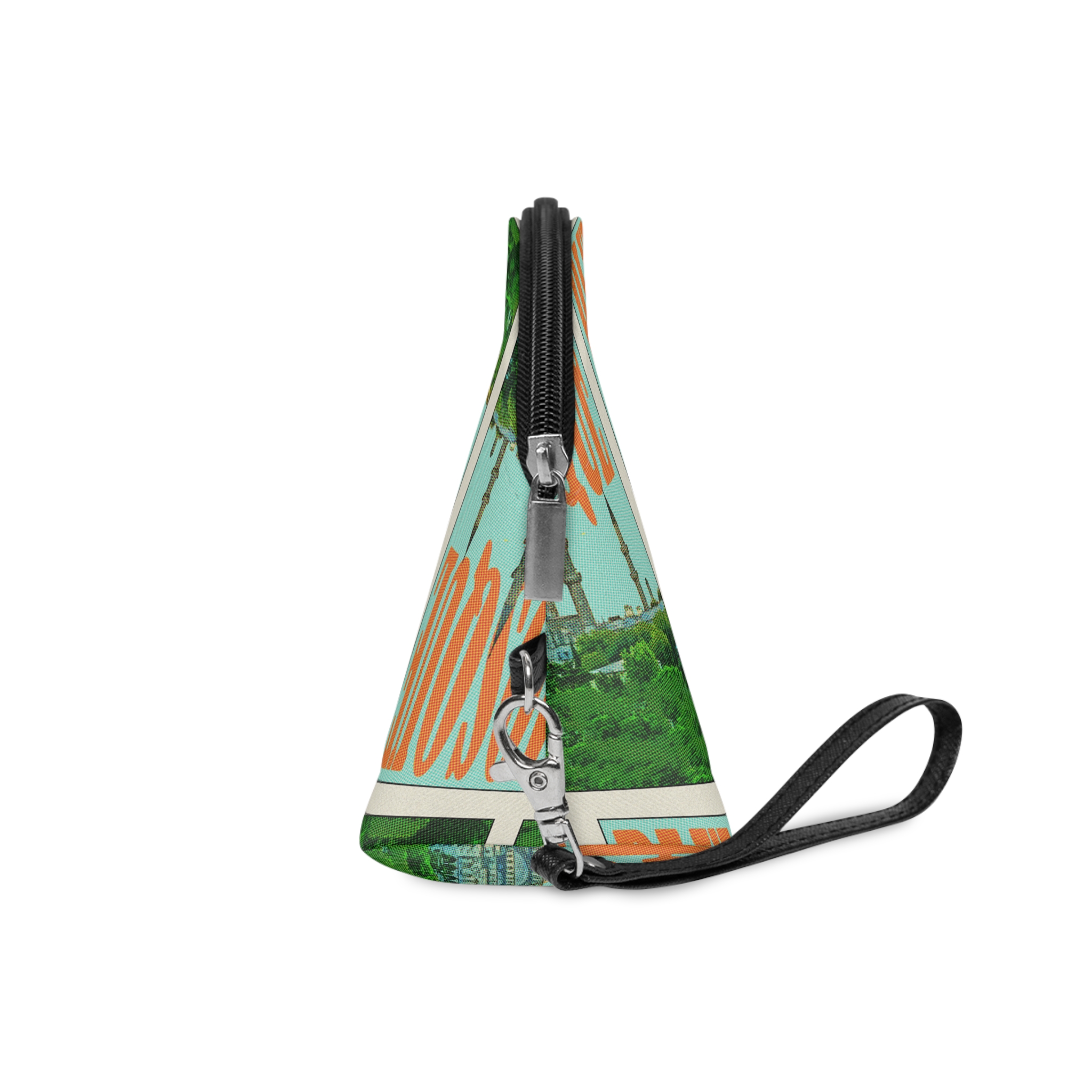 Blue Mosque Retro Travel Poster Makeup Bag - Image 3