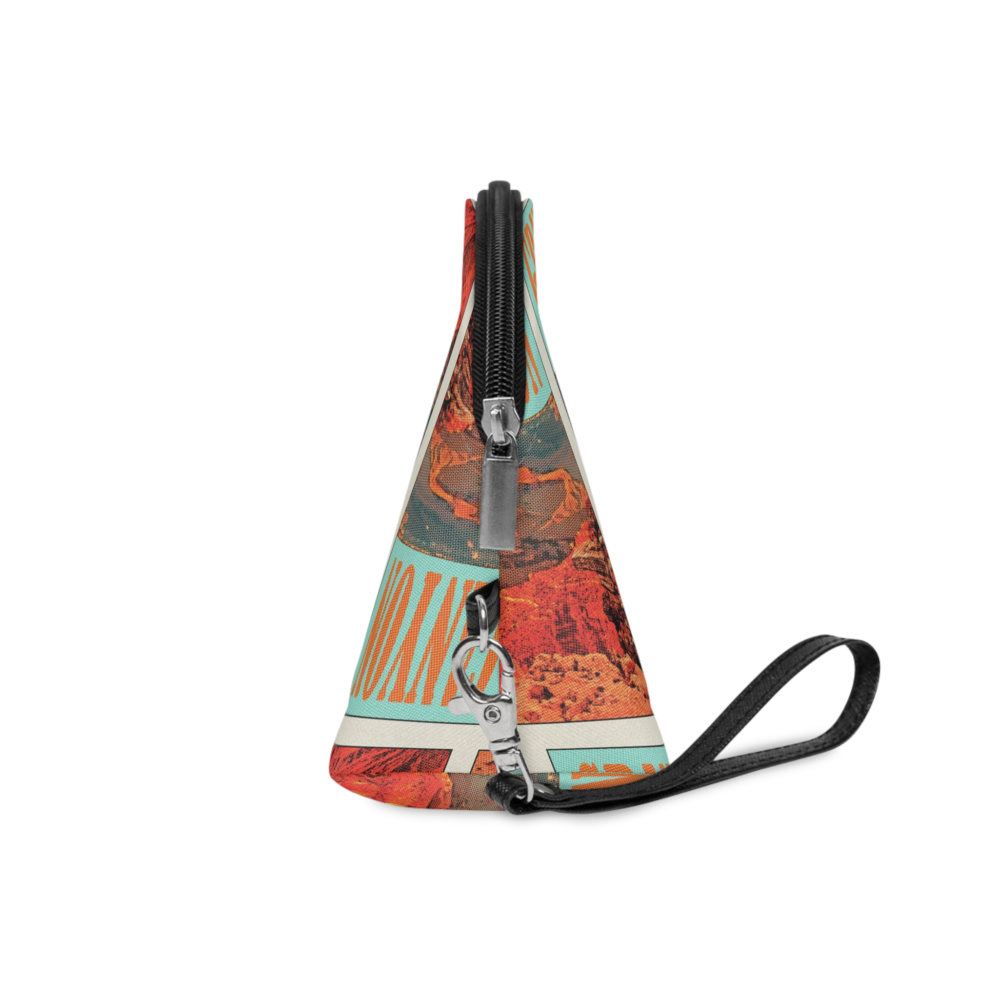 Grand Canyon Retro Travel Poster (2) Makeup Bag - Image 3