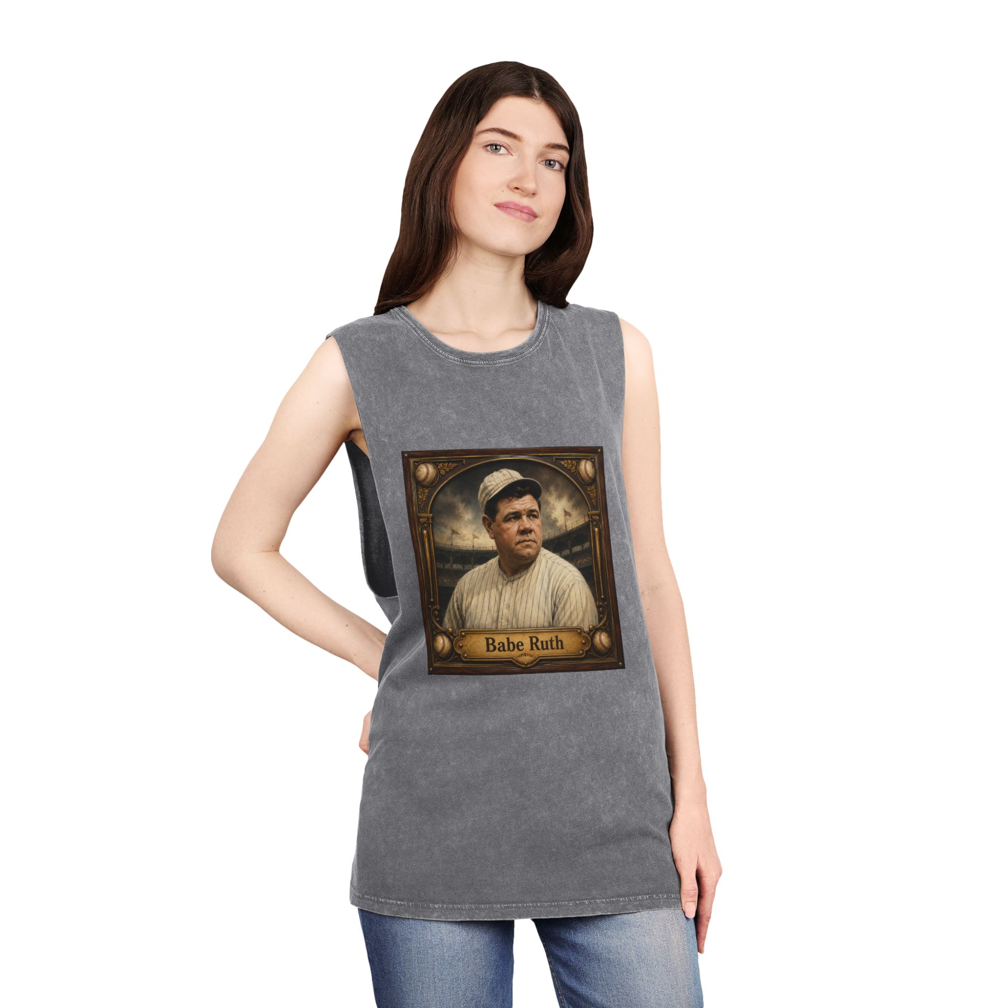 Babe Ruth Unisex Stonewash Tank Top - Image 12
