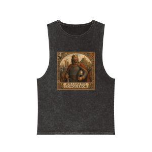 William the Conqueror Unisex Stonewash Tank Top