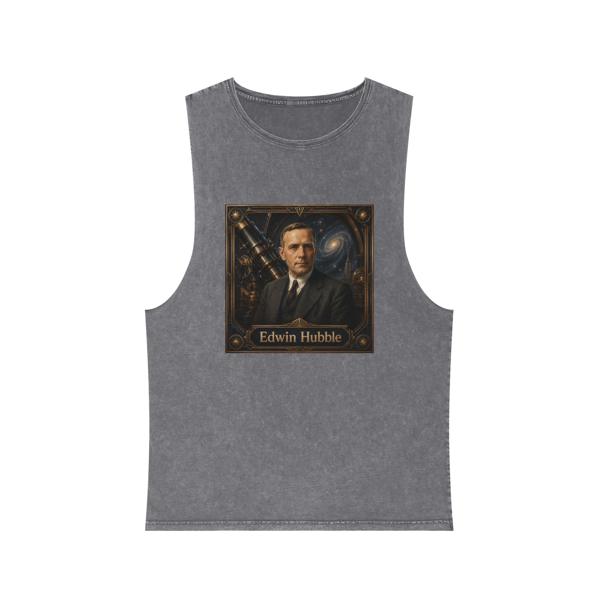 Edwin Hubble Unisex Stonewash Tank Top - Image 9
