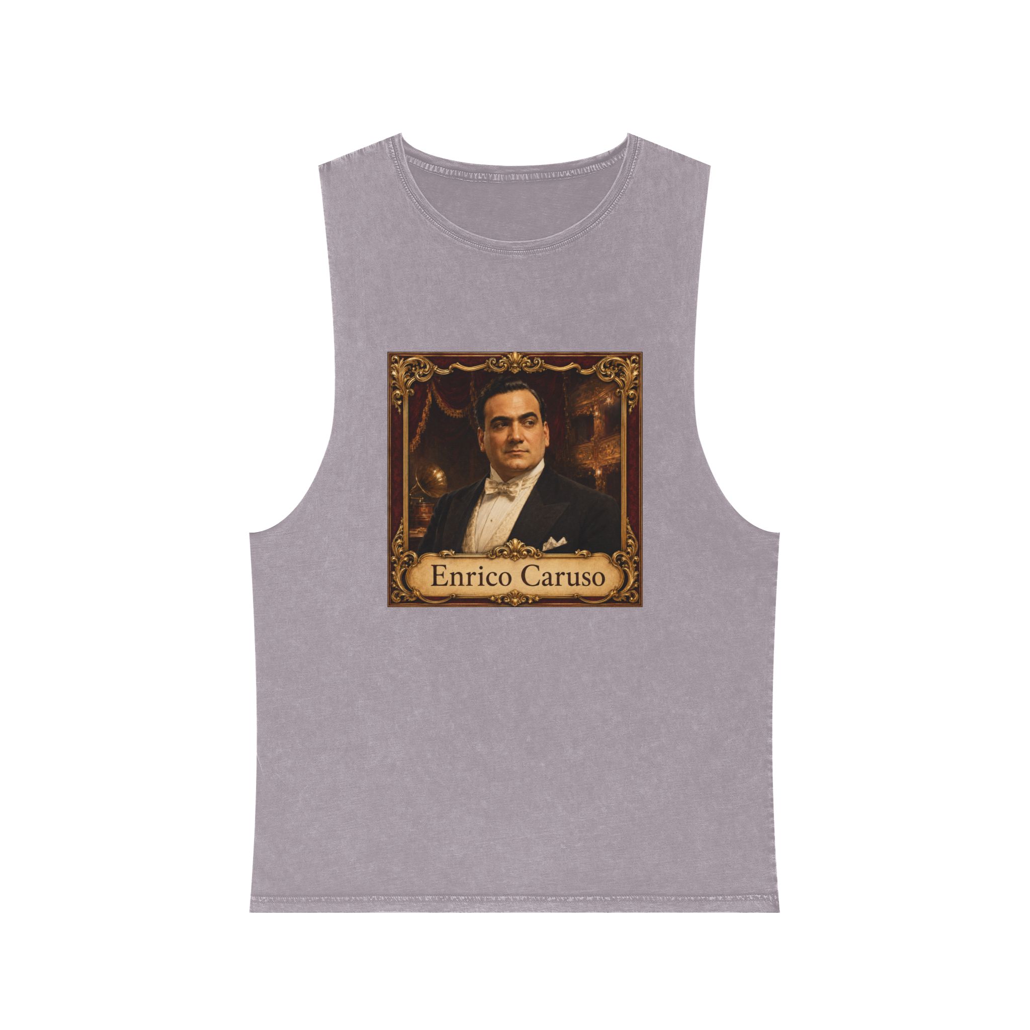 Enrico Caruso Unisex Stonewash Tank Top - Image 17