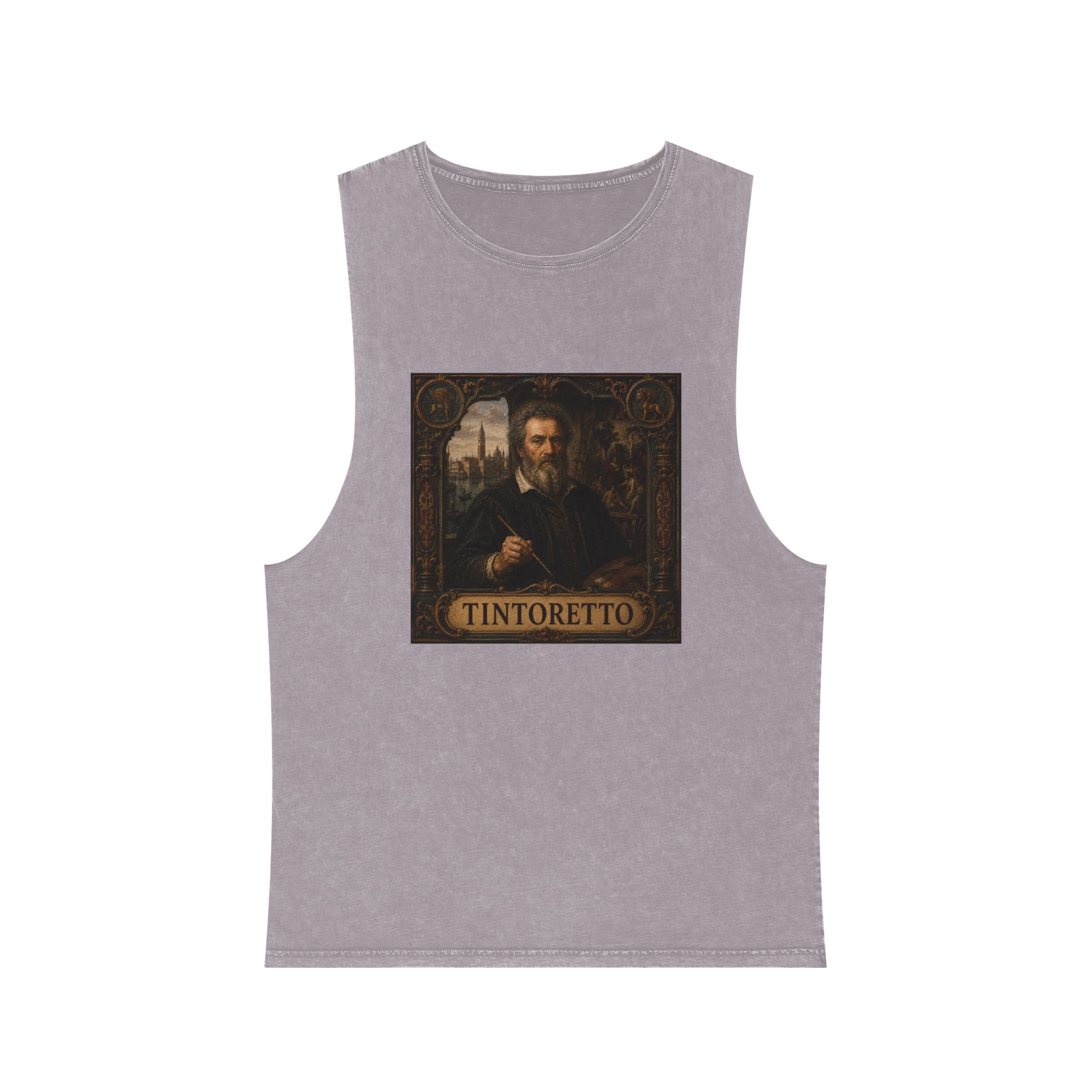 Tintoretto Unisex Stonewash Tank Top - Image 17
