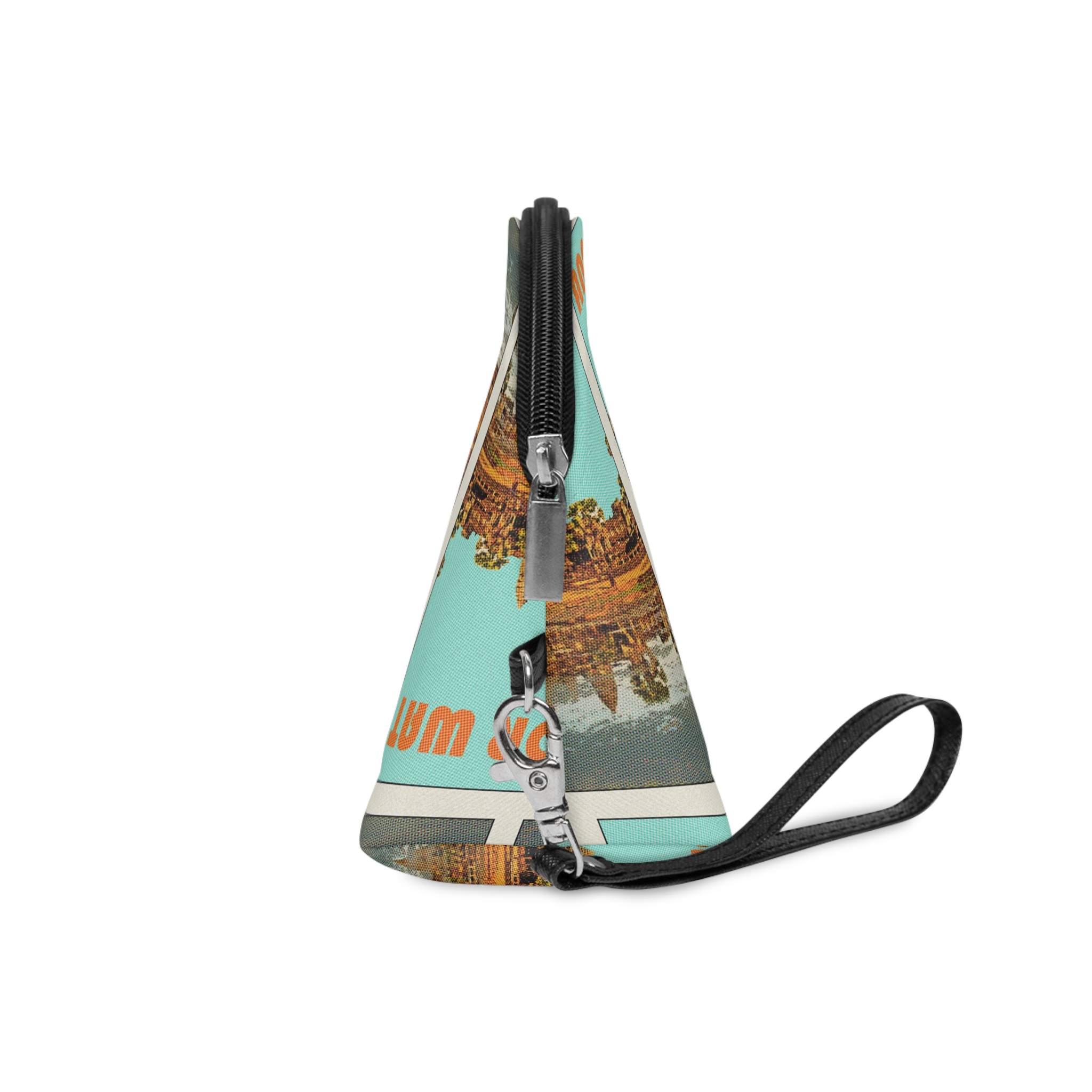 Angkor Wat Retro Travel Poster Makeup Bag - Image 3