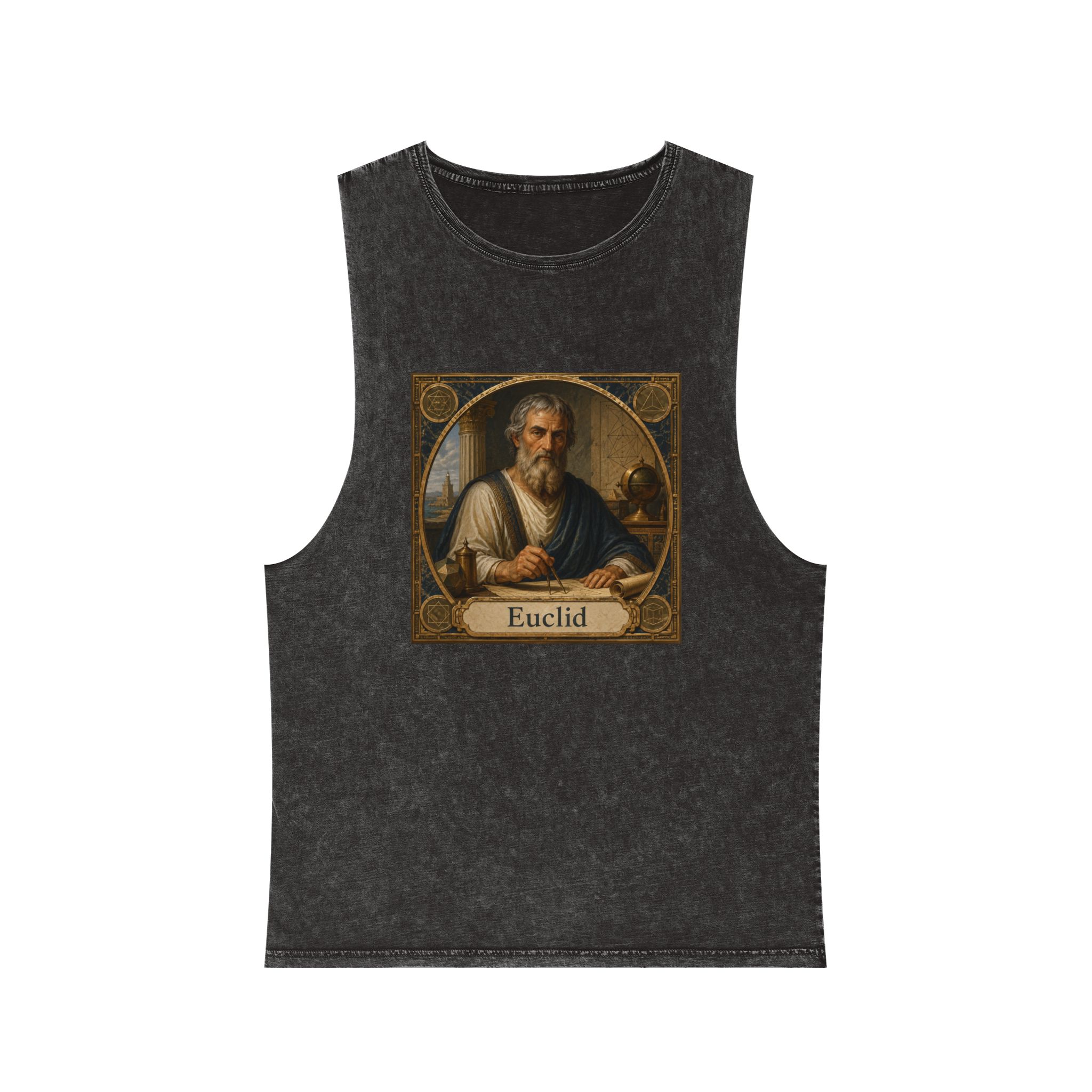 Euclid Unisex Stonewash Tank Top