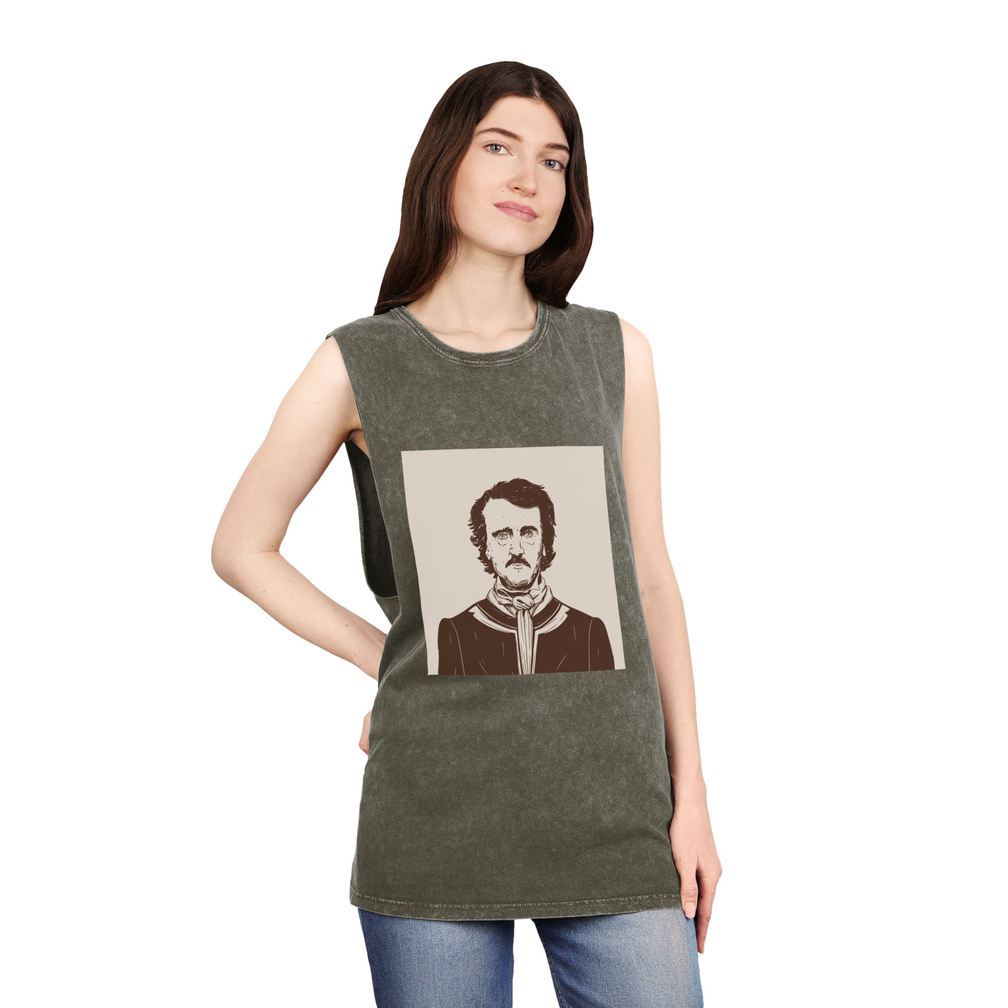 Historical Design B097FC Unisex Stonewash Tank Top - Image 8