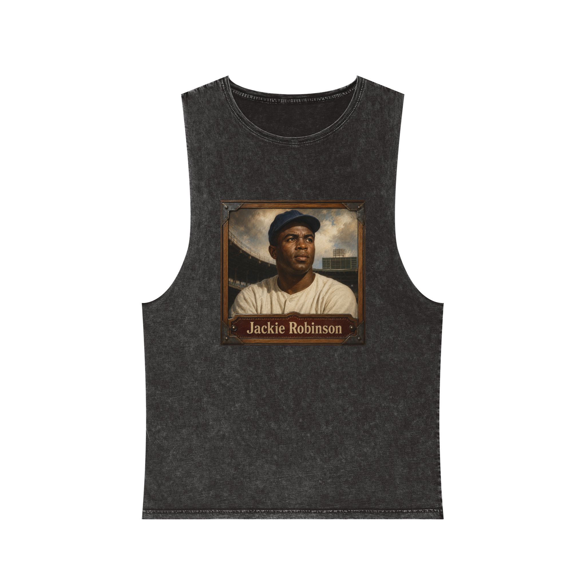 Jackie Robinson Unisex Stonewash Tank Top