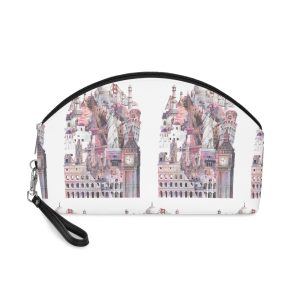 Collection Architectural Landmarks Painted By Watercolor Makeup Bag