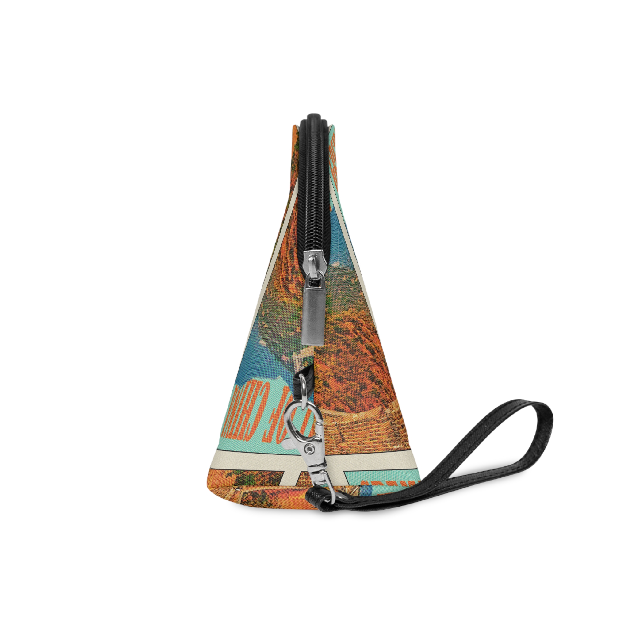 Great Wall China Retro Travel Poster Makeup Bag - Image 3