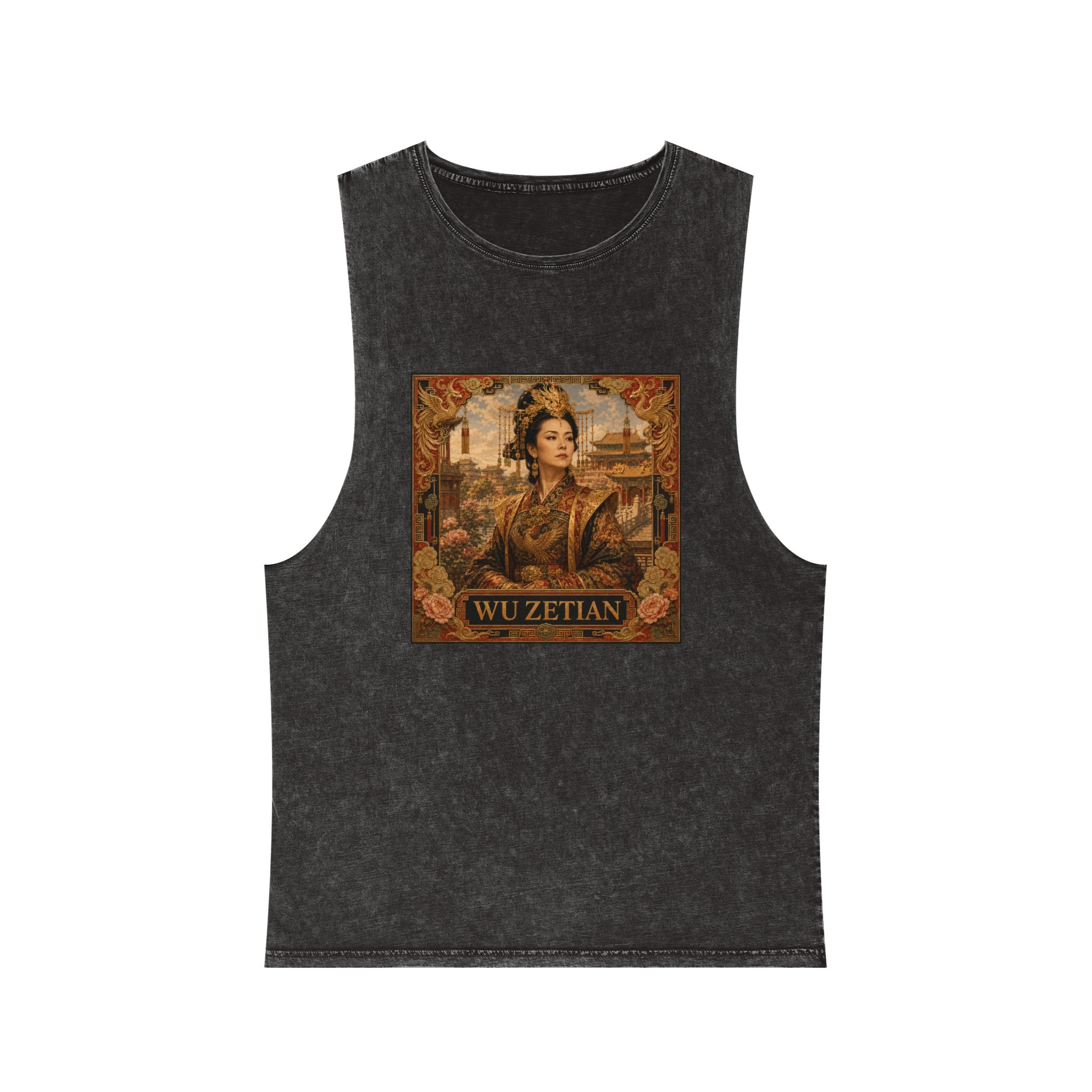 Wu Zetian Unisex Stonewash Tank Top