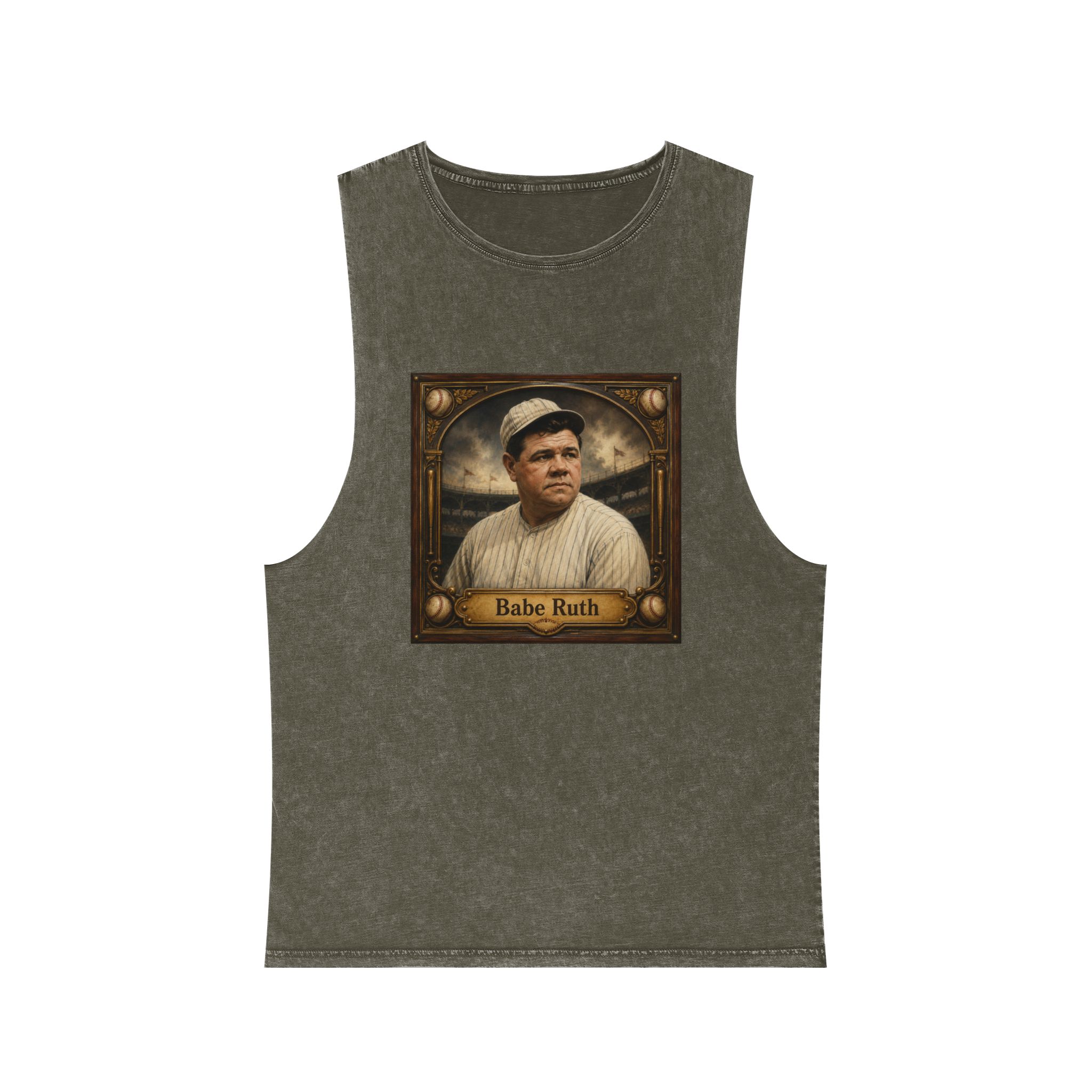 Babe Ruth Unisex Stonewash Tank Top - Image 5