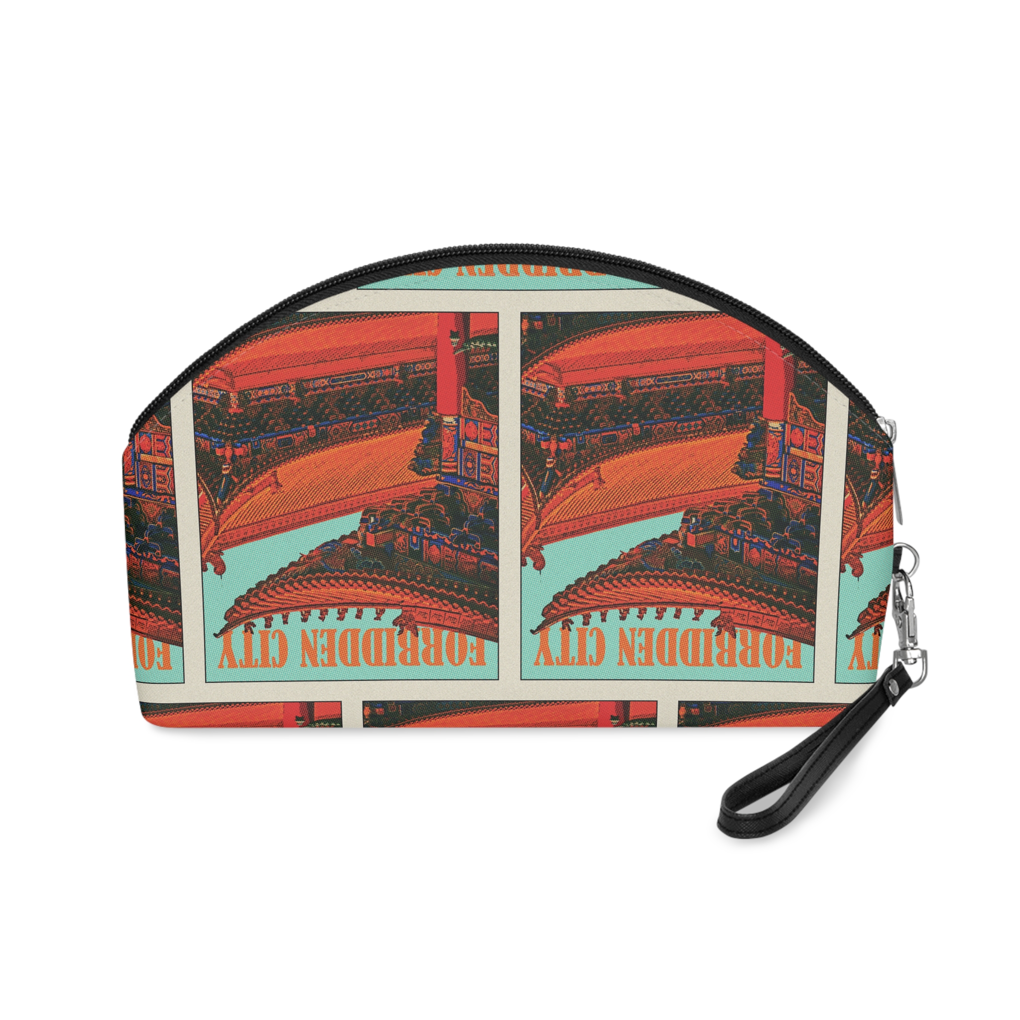 Forbidden City Retro Travel Poster Makeup Bag - Image 2
