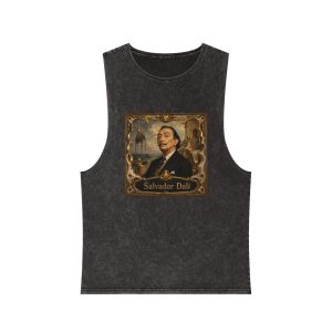 Salvador Dali Unisex Stonewash Tank Top