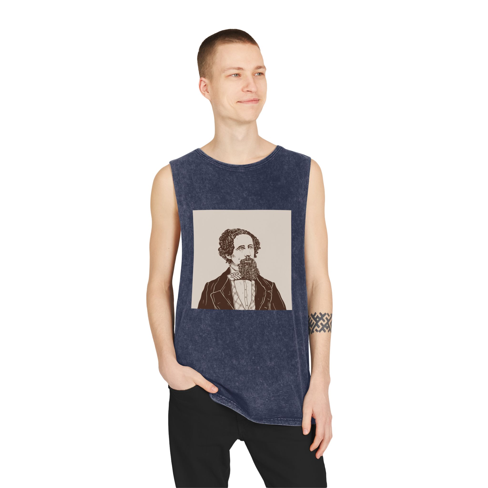 Historical Design 478908 Unisex Stonewash Tank Top - Image 15