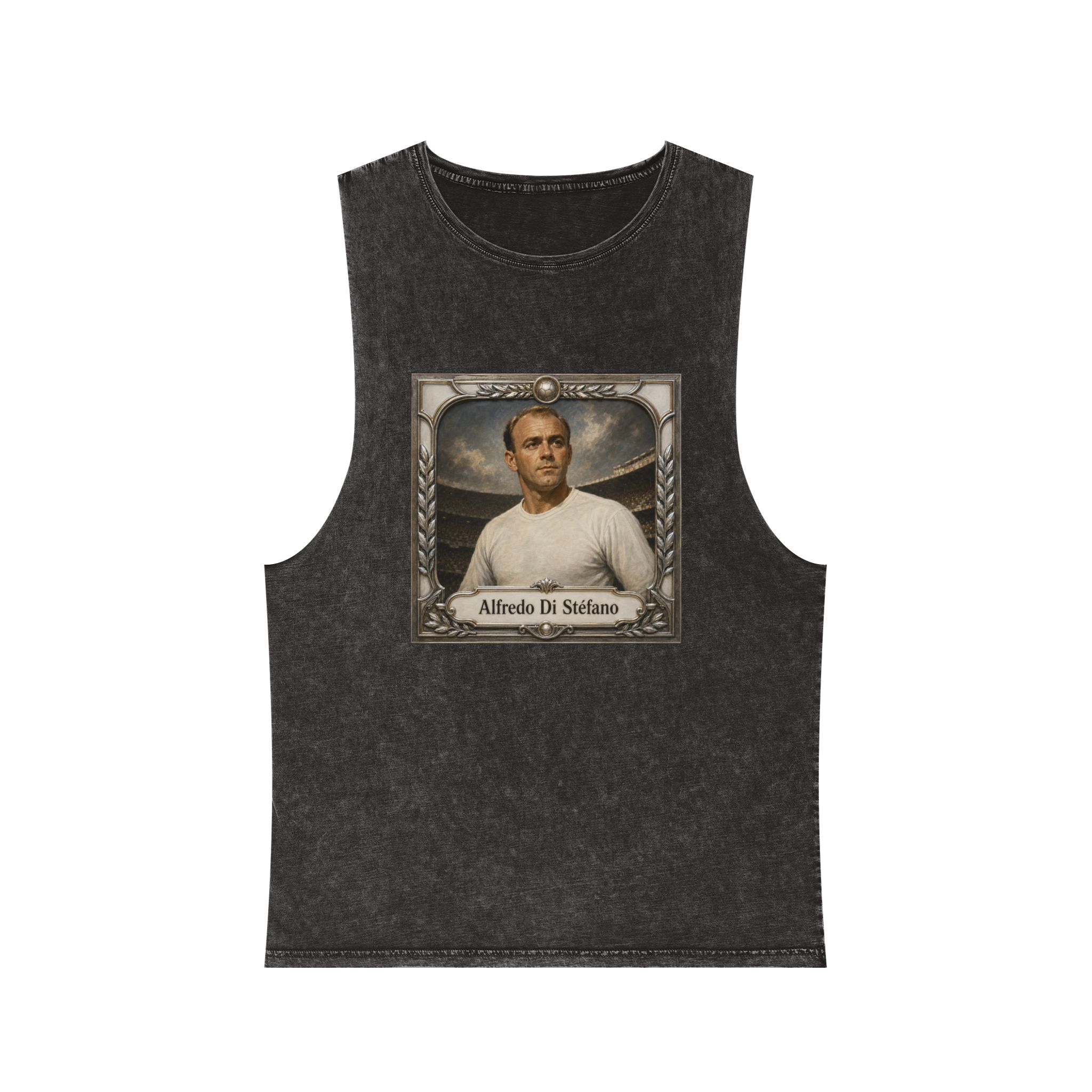Alfredo Di Stefano Unisex Stonewash Tank Top