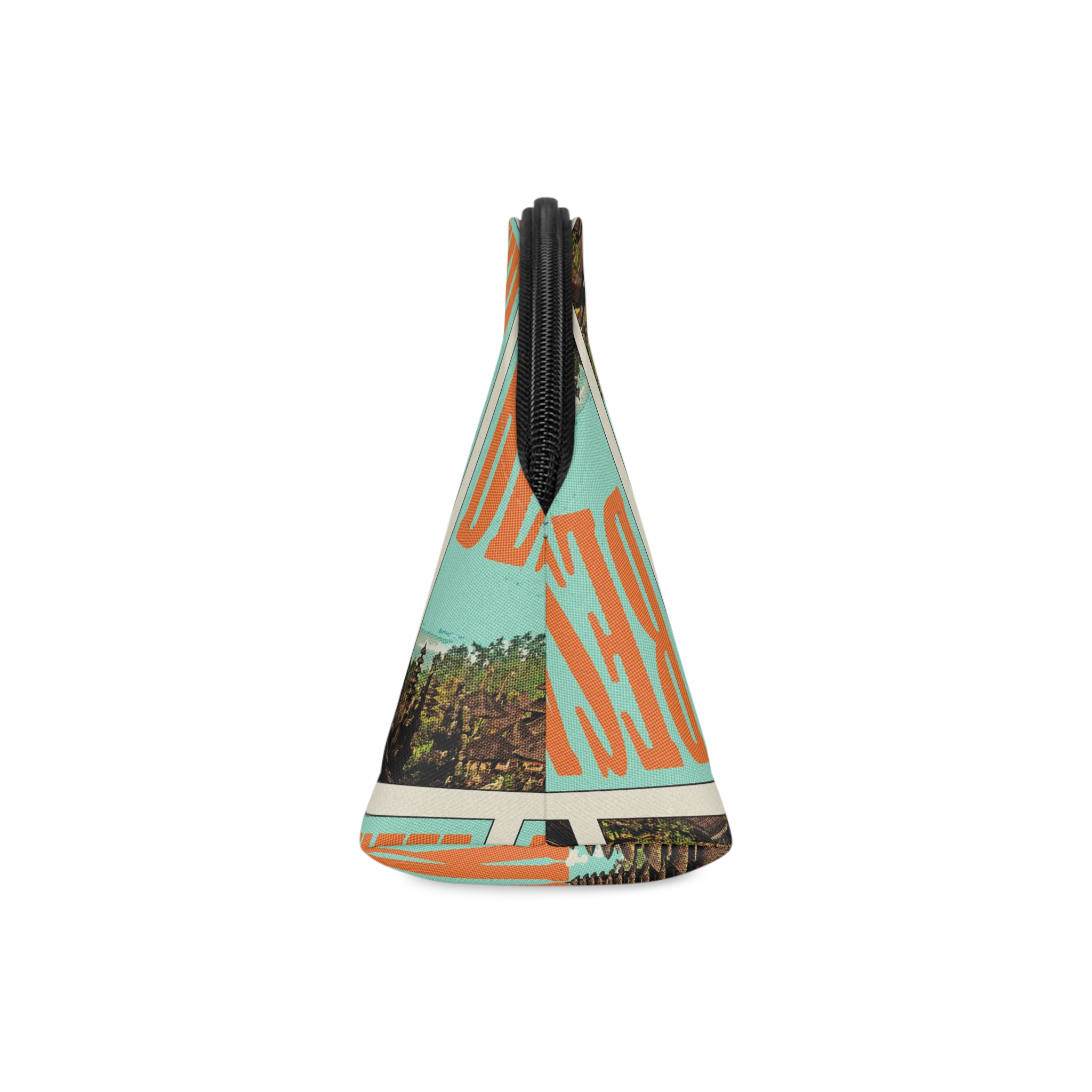 Besakih Retro Travel Poster Makeup Bag - Image 4
