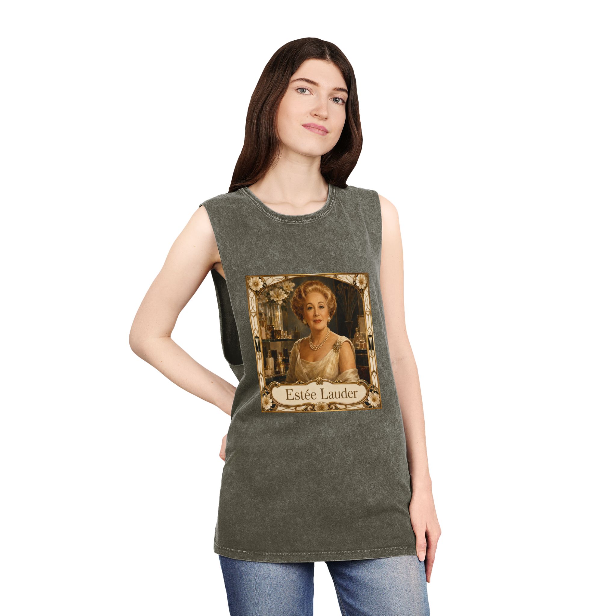 Estee Lauder Unisex Stonewash Tank Top - Image 8