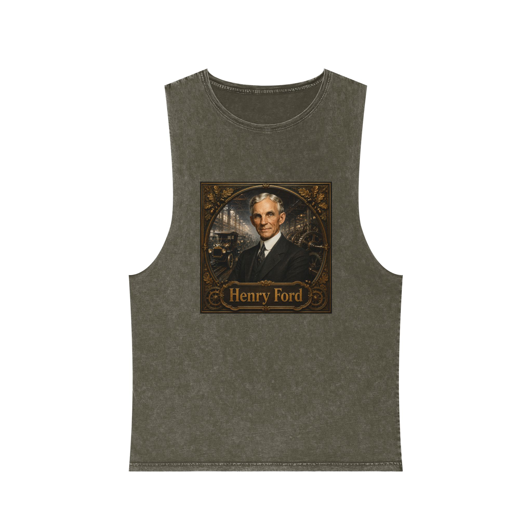 Henry Ford Unisex Stonewash Tank Top - Image 5