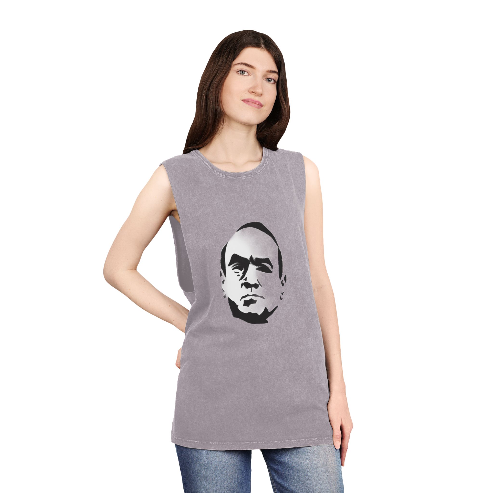 Al Capone V1 Unisex Stonewash Tank Top - Image 20