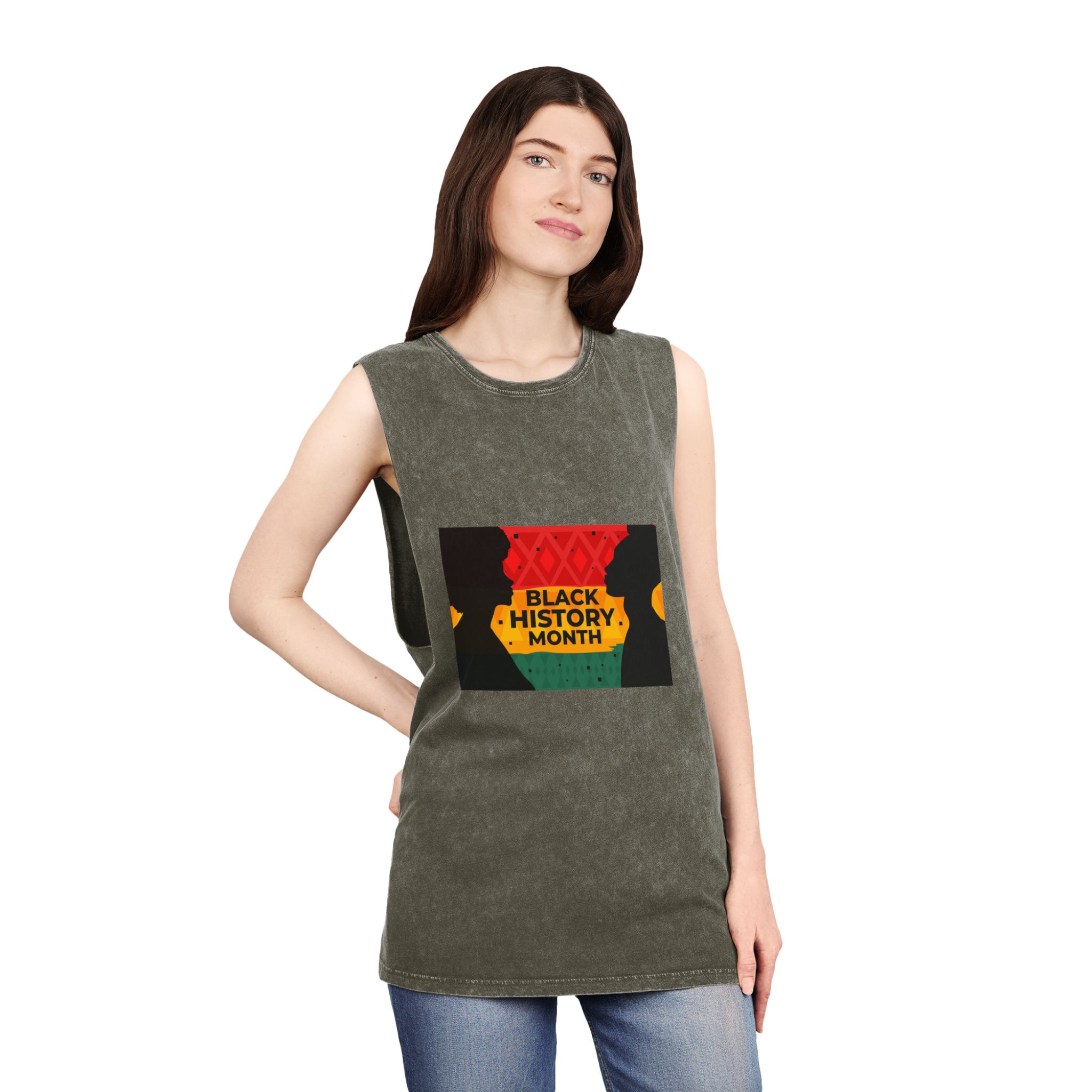 Historical Design 4337E1 Unisex Stonewash Tank Top - Image 8