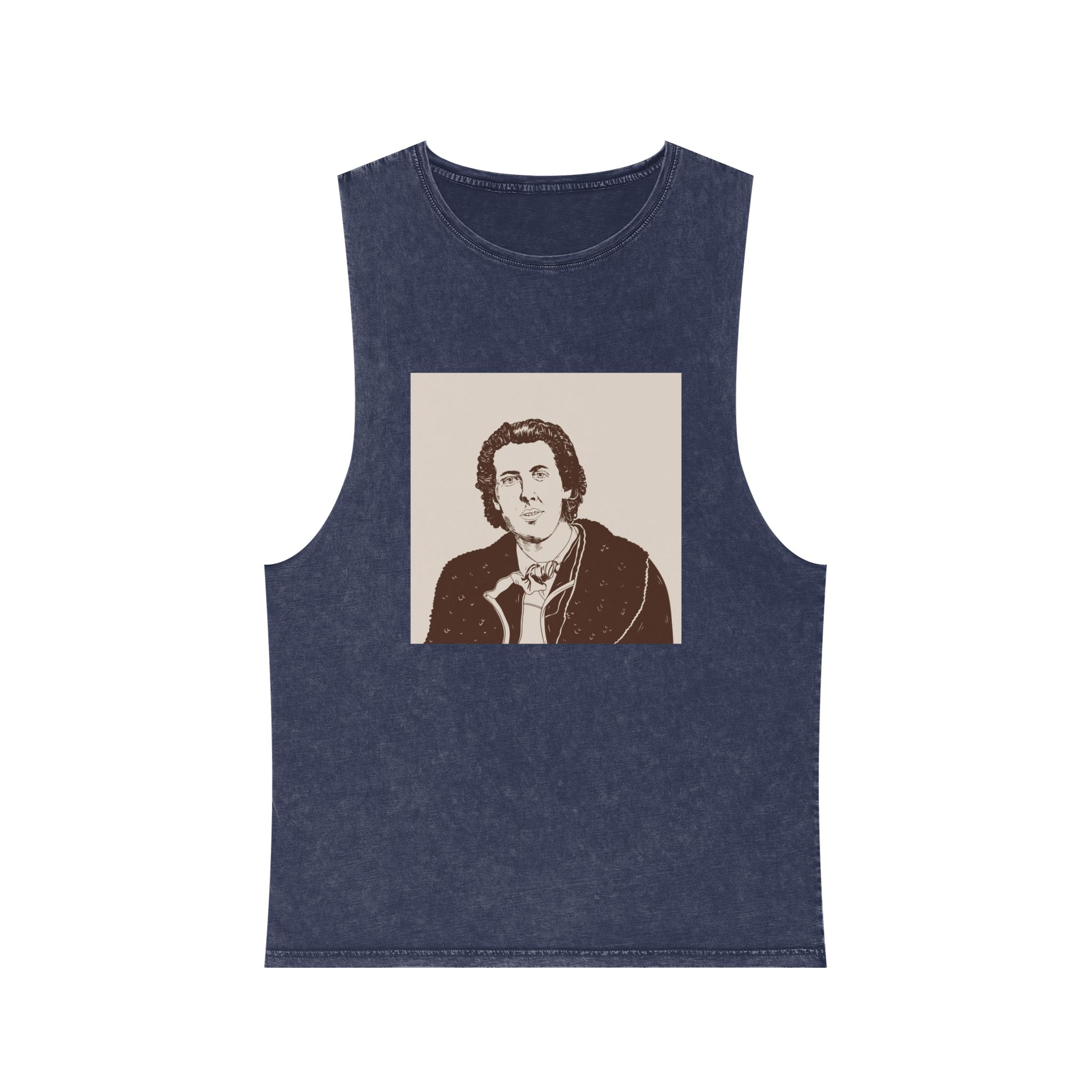Historical Design 3EDFE4 Unisex Stonewash Tank Top - Image 13