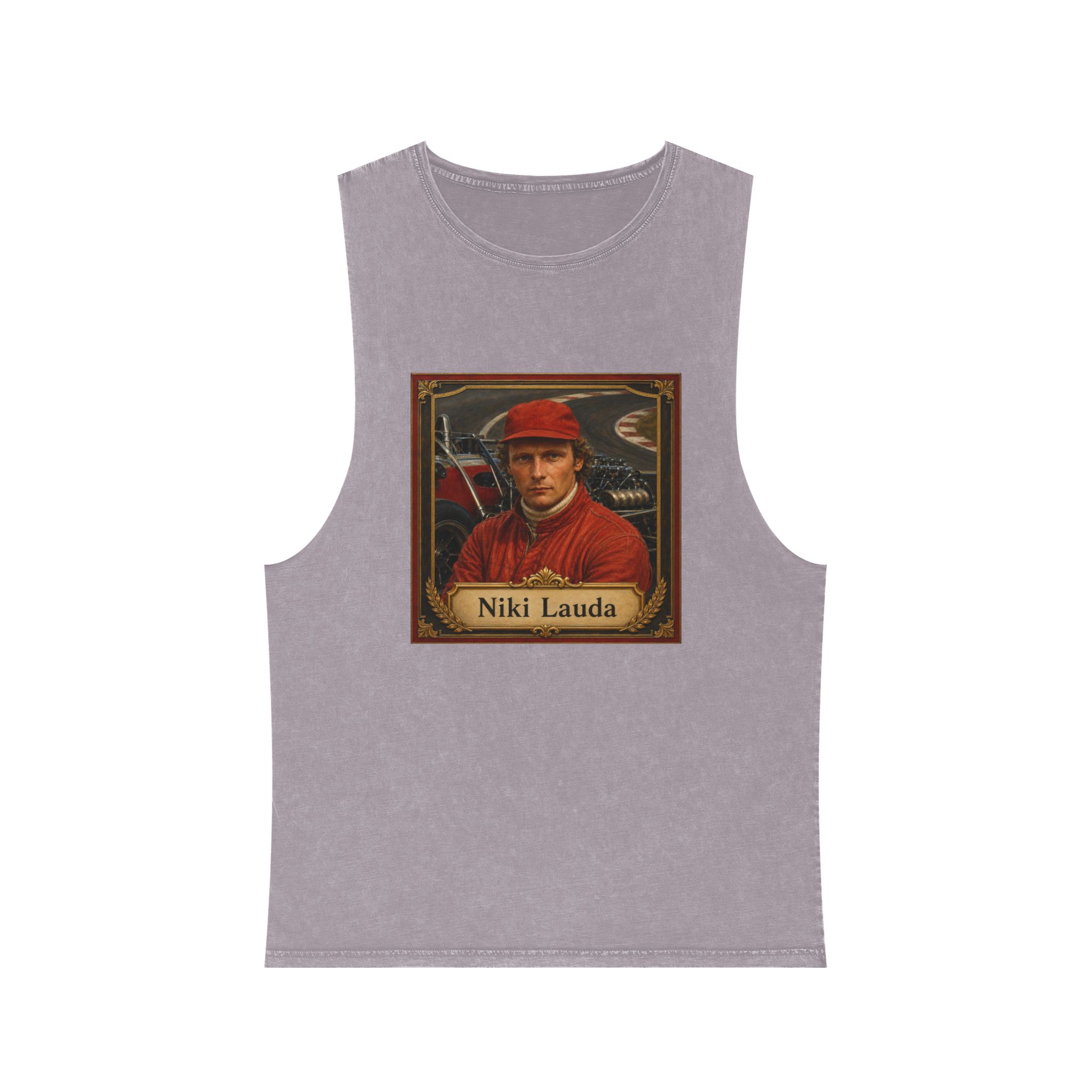 Niki Lauda Unisex Stonewash Tank Top - Image 17