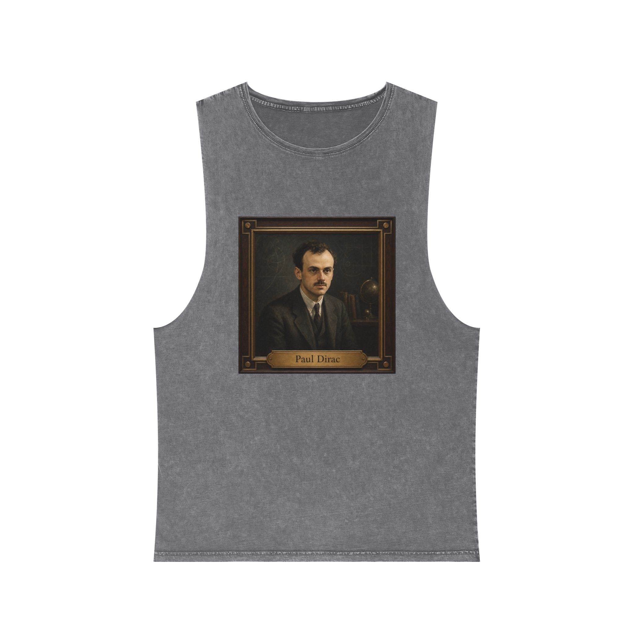 Paul Dirac Unisex Stonewash Tank Top - Image 9