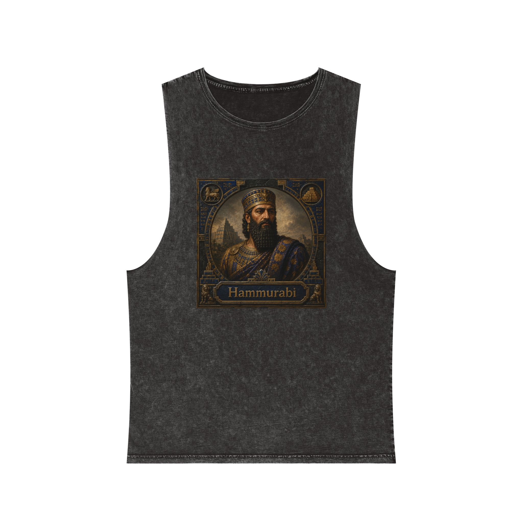 Hammurabi Unisex Stonewash Tank Top