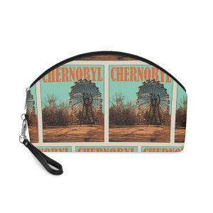 Chernobyl Retro Travel Poster Makeup Bag