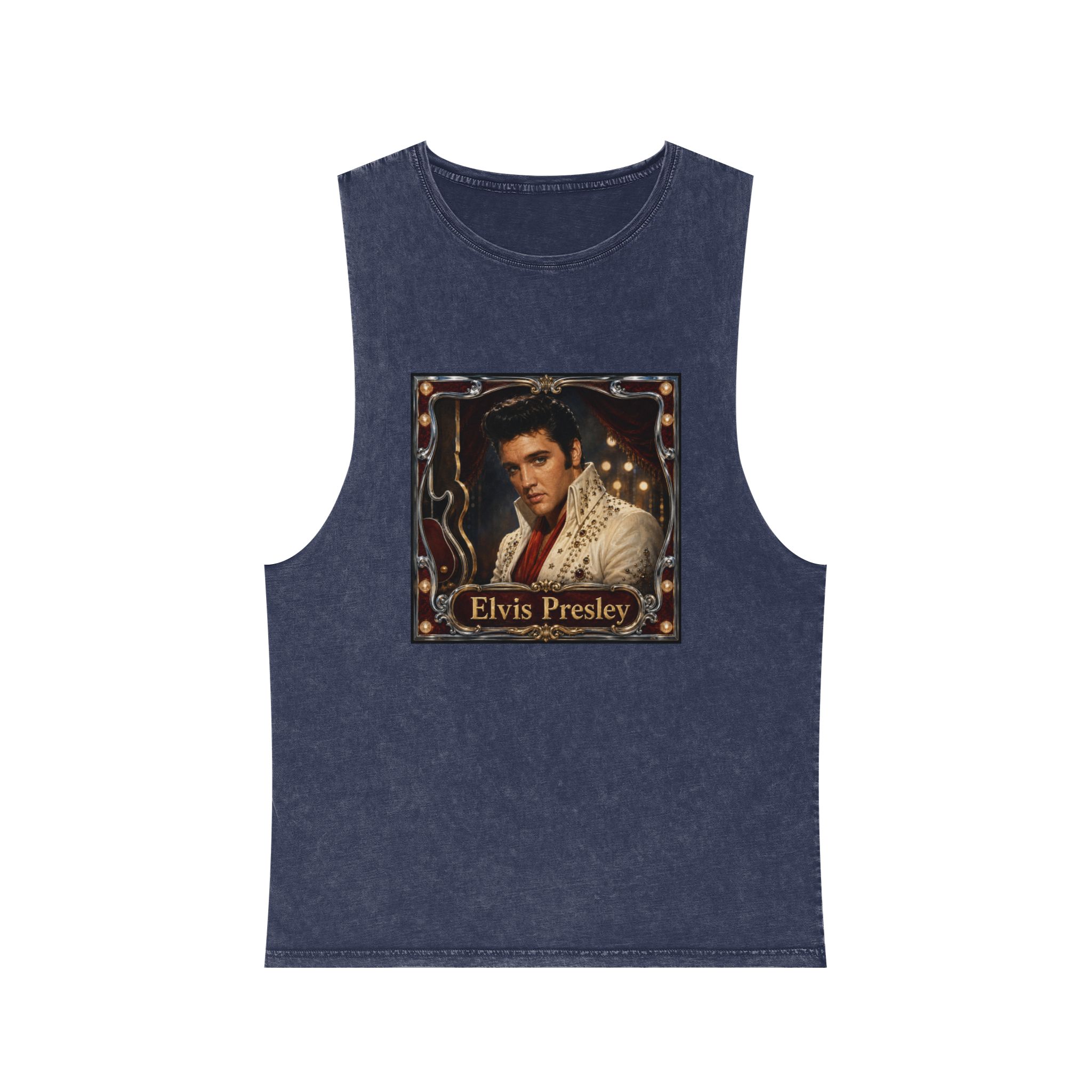 Elvis Presley Unisex Stonewash Tank Top - Image 13