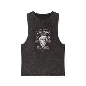 Albert Einstein Copia Unisex Stonewash Tank Top