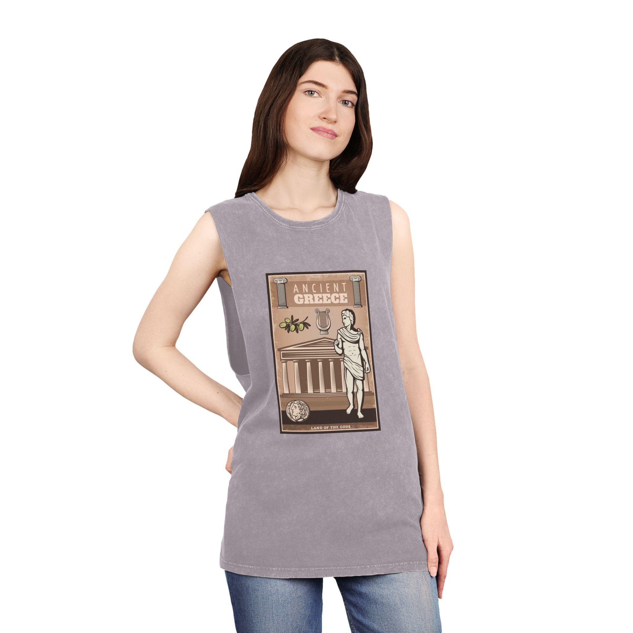 Historical Design 47B33B Unisex Stonewash Tank Top - Image 20