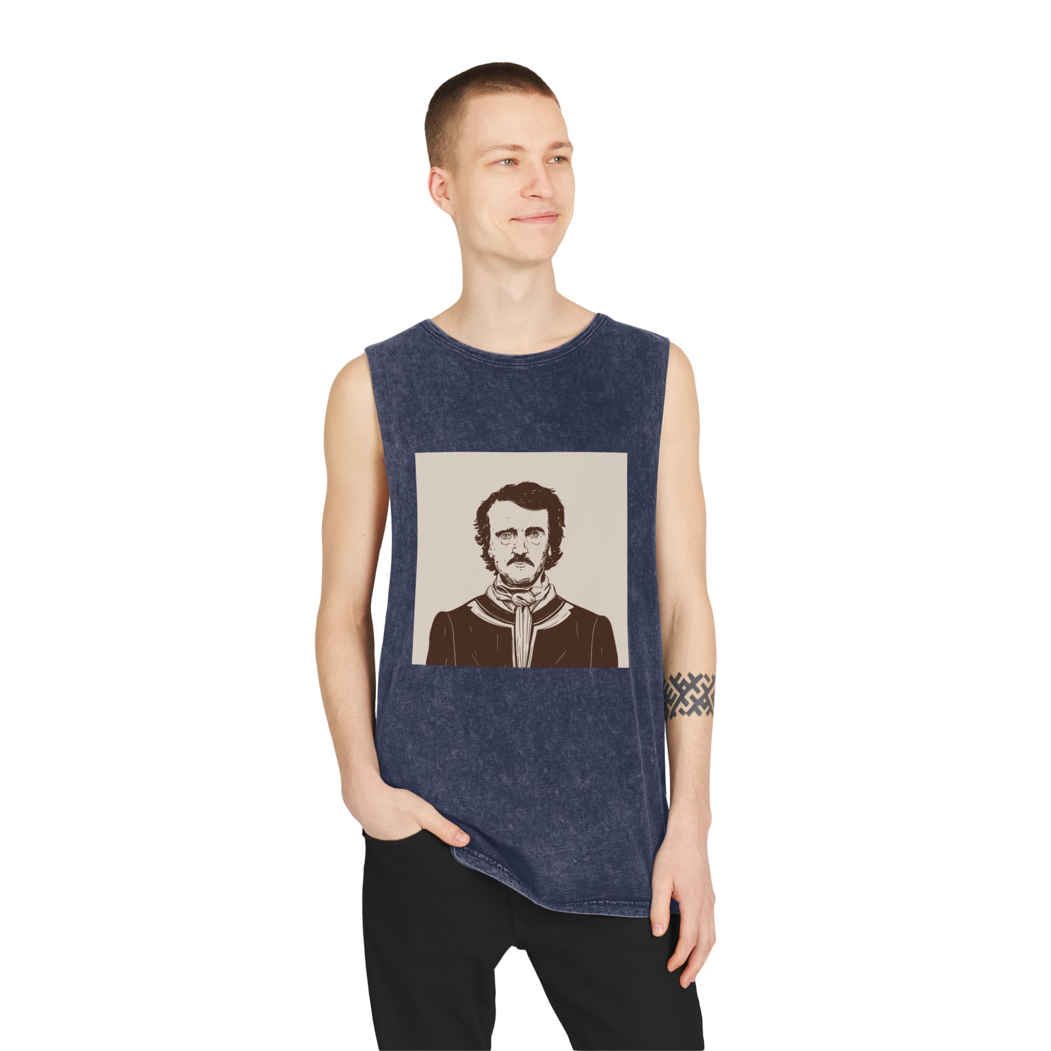 Historical Design B097FC Unisex Stonewash Tank Top - Image 15