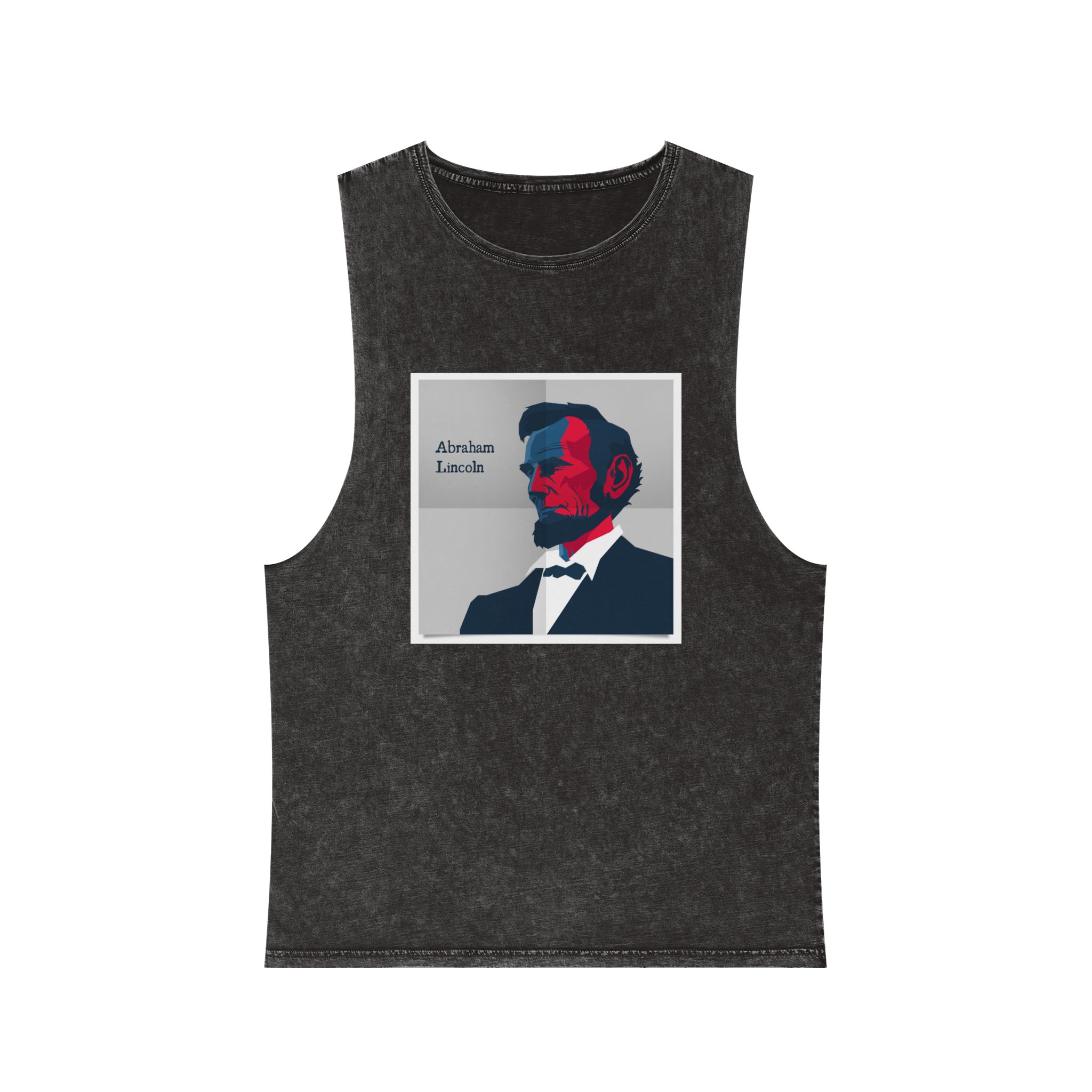 Historical Design 235DEF Unisex Stonewash Tank Top