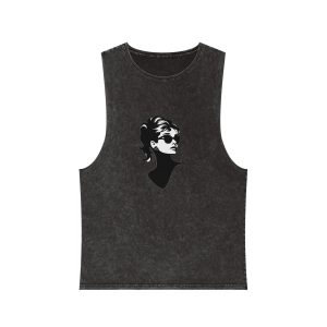 Audrey Hepburn Unisex Stonewash Tank Top