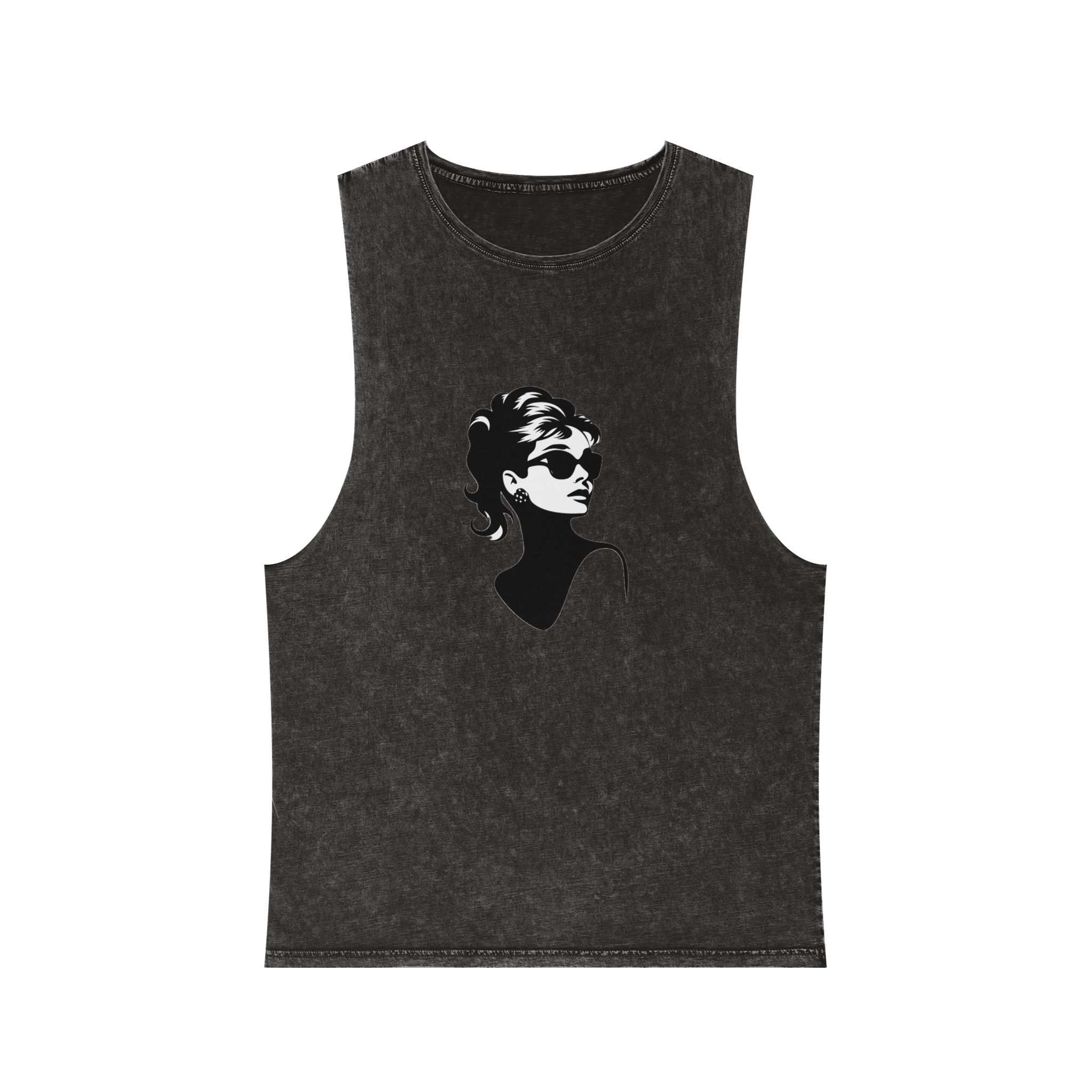 Audrey Hepburn Unisex Stonewash Tank Top