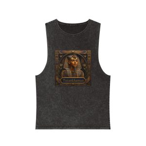 Tutankhamun Unisex Stonewash Tank Top