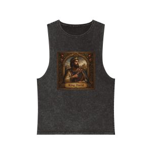 King David Unisex Stonewash Tank Top