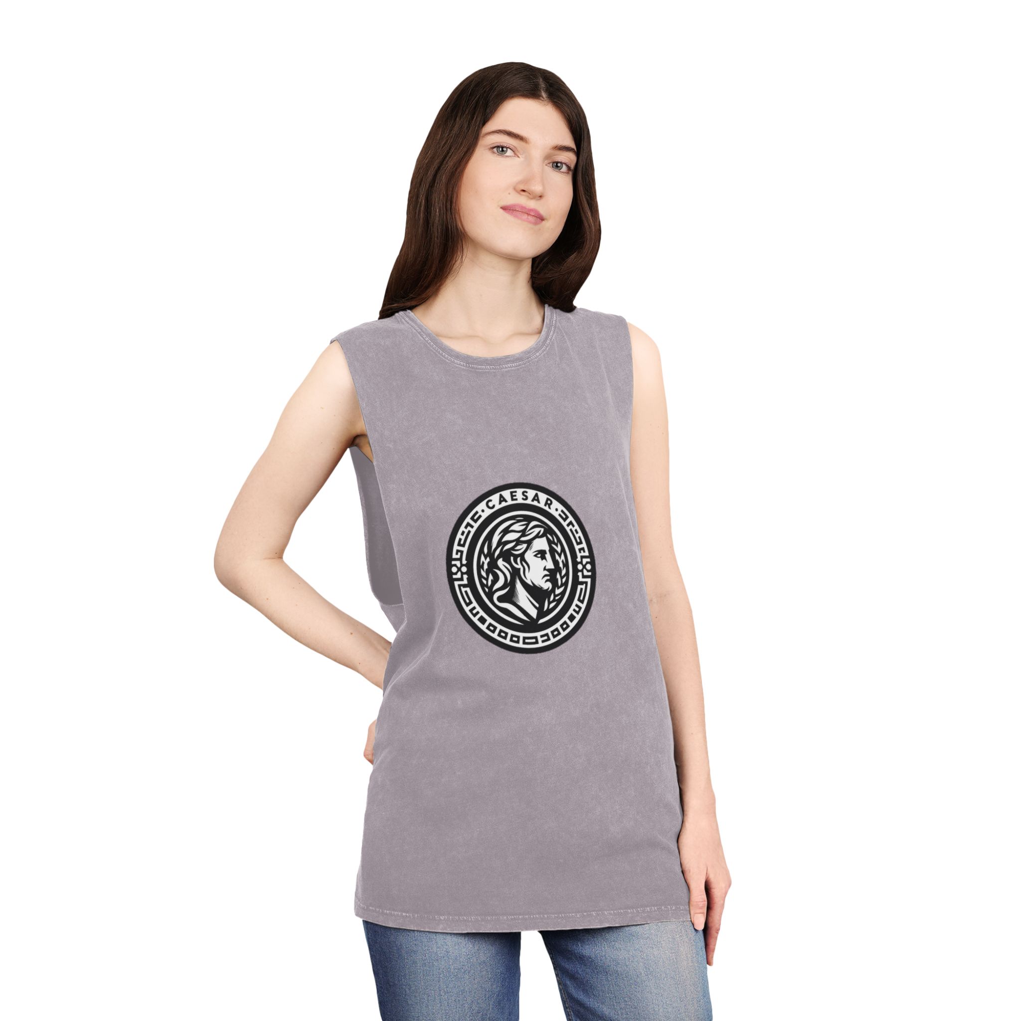 Historical Design AC6B5D Unisex Stonewash Tank Top - Image 20