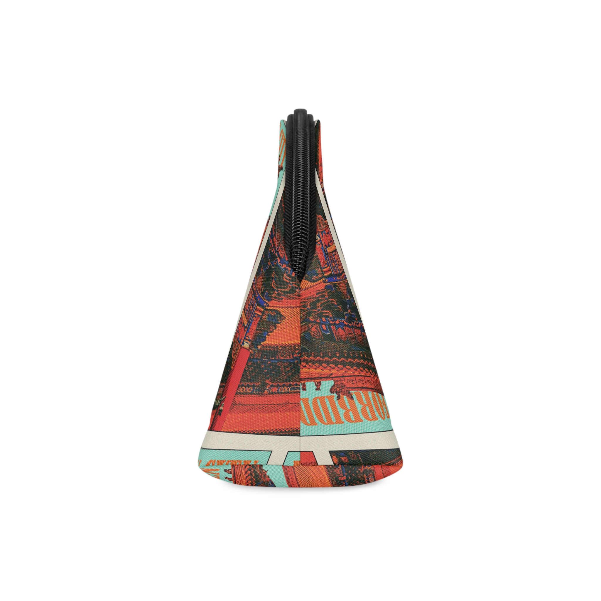 Forbidden City Retro Travel Poster Makeup Bag - Image 4