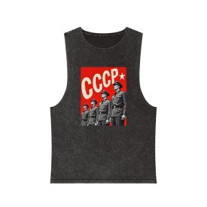 Cccp 1 Unisex Stonewash Tank Top