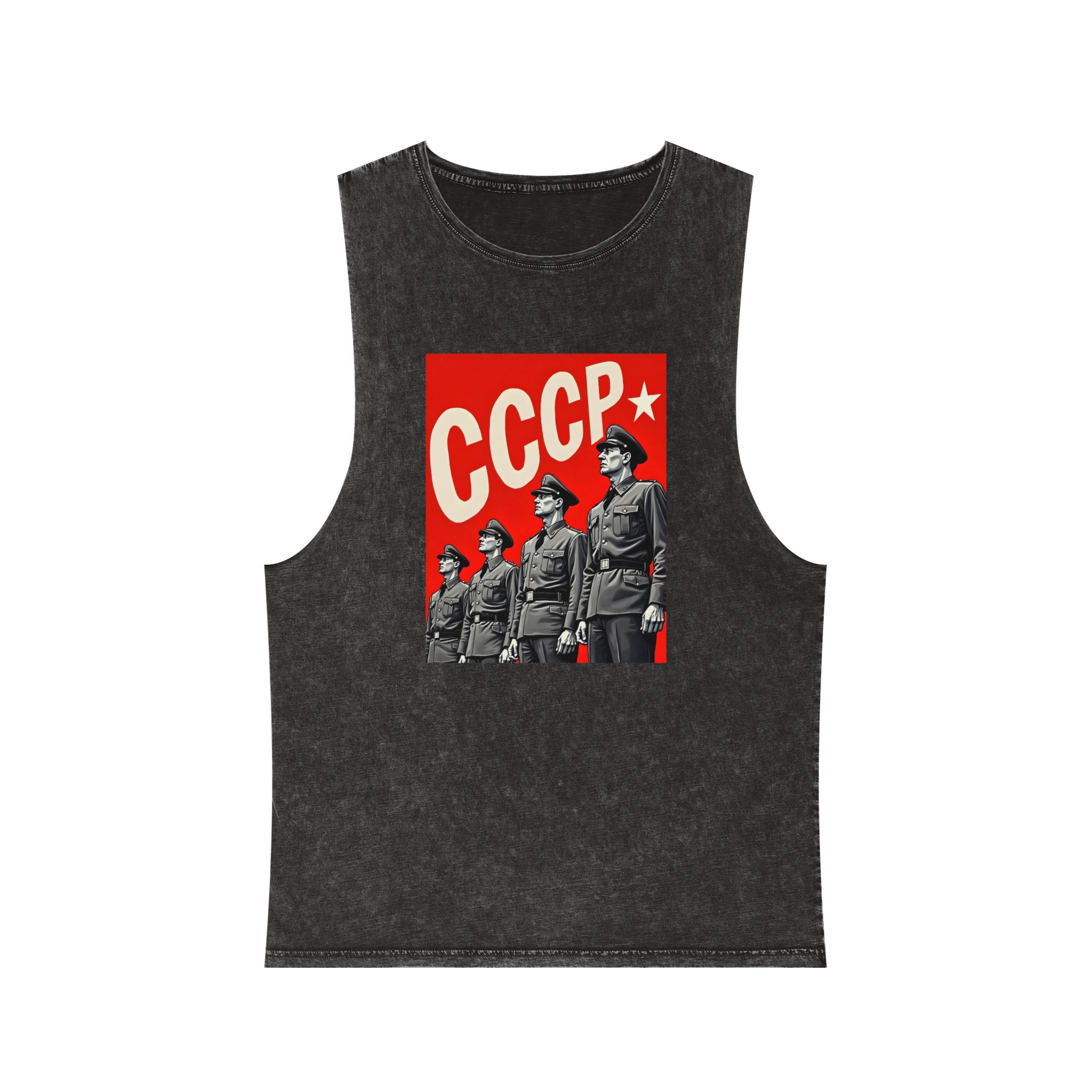 Cccp 1 Unisex Stonewash Tank Top
