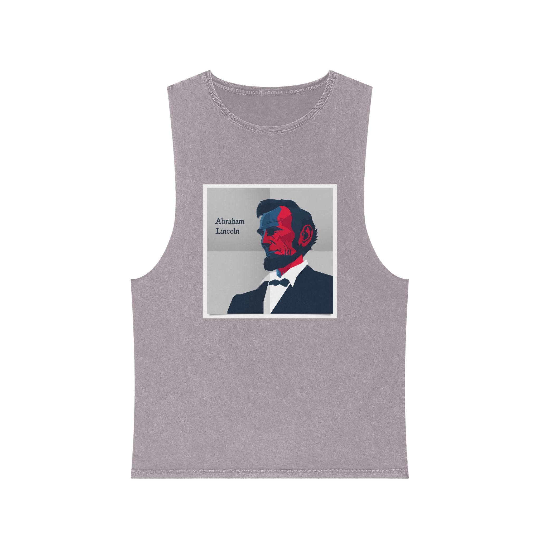 Historical Design 235DEF Unisex Stonewash Tank Top - Image 17